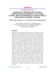Statistical Downscaling of Daily Temperature and Rainfall Data from ...