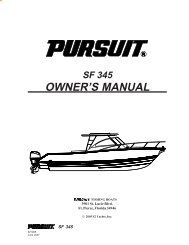 Sportfish-345 - Pursuit Boats