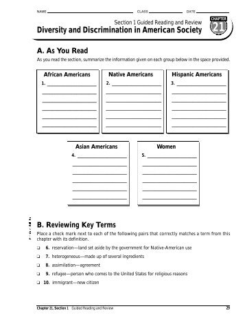 Chapter 21, Section 1: Guided Reading - Analy High School Staff