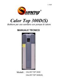 Download Manuale d' installazione CALOR TOP-300B(S) - Sunerg