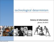 technological determinism - Courses