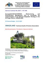 Service Contract No 2007 / 147-446 - Swaziland