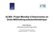 ALMA - Laboratoire d'Astrophysique de Bordeaux