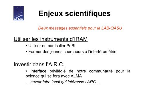 ALMA - Laboratoire d'Astrophysique de Bordeaux
