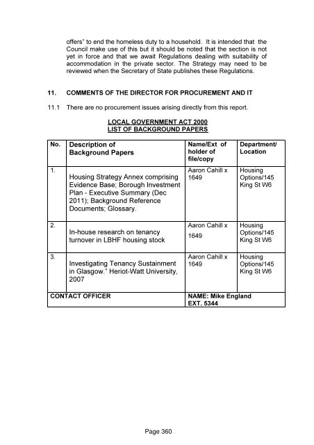 Agenda Reports Pack (Public) 15/10/2012, 19.00 - Meetings ...