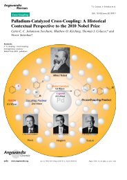 Palladium-Catalyzed Cross-Coupling - A Historical Contextual Perspective to the 2010 Nobel Prize