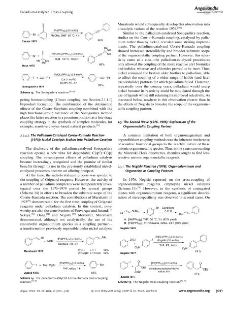 Palladium-Catalyzed Cross-Coupling - A Historical Contextual Perspective to the 2010 Nobel Prize