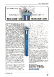 Batteriebetriebene Pegelsonde mit GSM-Modul - FluÃmeister