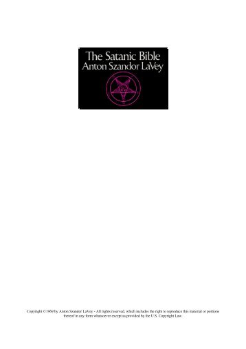 Satanic Bible PDF Free Download | Satanic Bible Book - Designing Books Pdf satanic bible pdf download