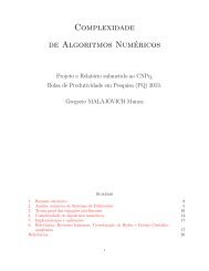 Complexidade de Algoritmos NumÃ©ricos - LaboratÃ³rio de ...