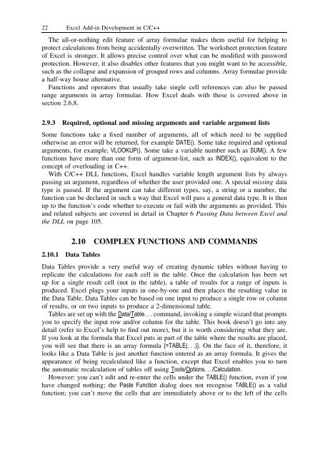 Excel Add-in Development in C/C++: Applications in ... - F9