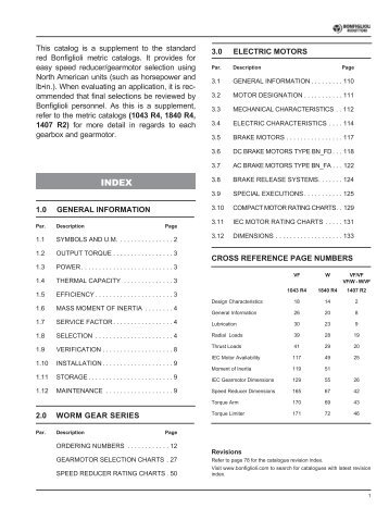 3.0 ELECTRIC MOTORS 1.0 GENERAL ... - Tecnotrans