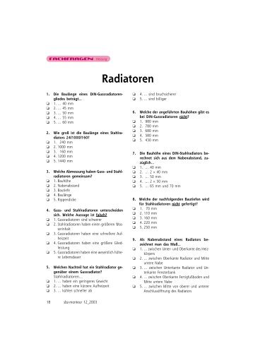 Radiatoren