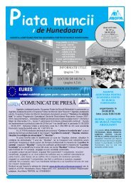 august 2010 [pdf] - AJOFM - Hunedoara