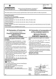 EC Declaration of Conformity Pressure Equipment ... - Mecatork