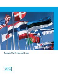 Passport for Financial Lines - AIG.com