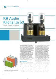 KR Audio Kronzilla SX - Ultra High-End Audio and Home Theater ...