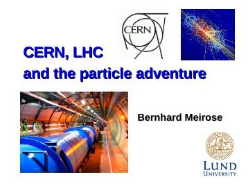 PDF file of talk - International Particle Physics Outreach Group - CERN