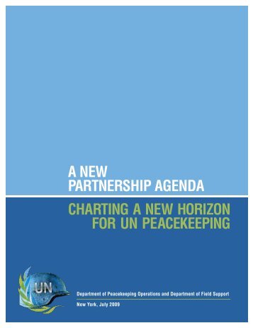 The new horizon for UN peacekeeping - the United Nations