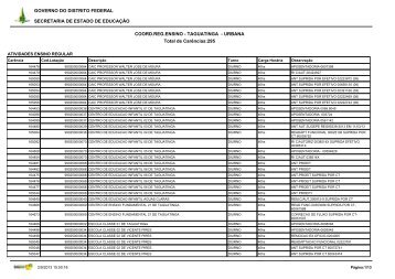 Urbano - Governo do Distrito Federal