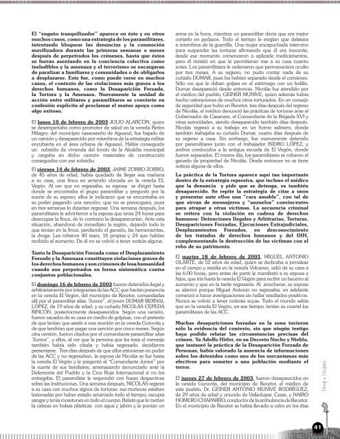 ISSN 0123-3637 - Colectivo de Abogados JosÃ© Alvear Restrepo
