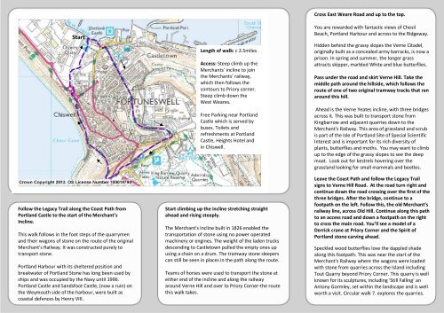 LEGACY TRAIL - Visit Dorset