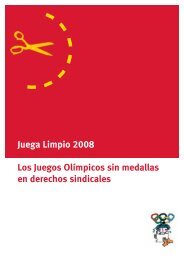 Juega Limpio 2008 Los Juegos Olímpicos sin ... - Play Fair 2008