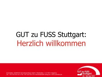 GUT zu FUSS Stuttgart - KOSMETIK international