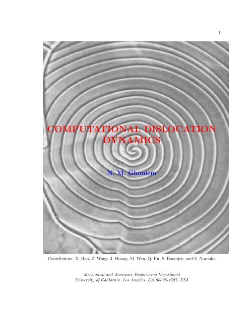computational dislocation dynamics - Nasr Ghoniem's Matrix ...