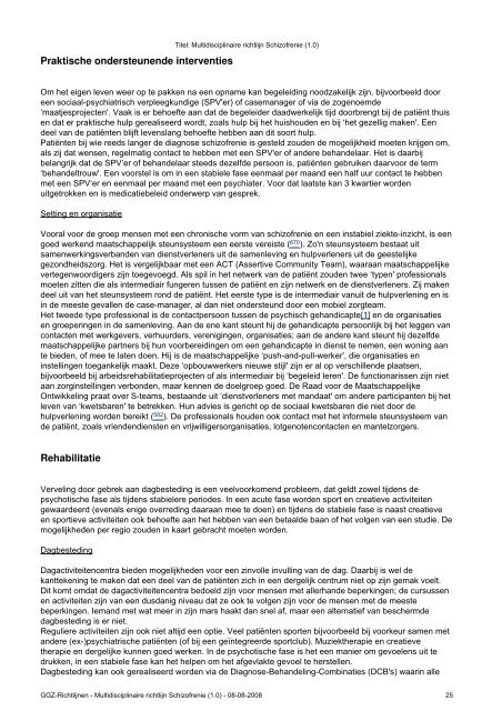 Multidisciplinaire richtlijn Schizofrenie - Nederlandse Vereniging ...