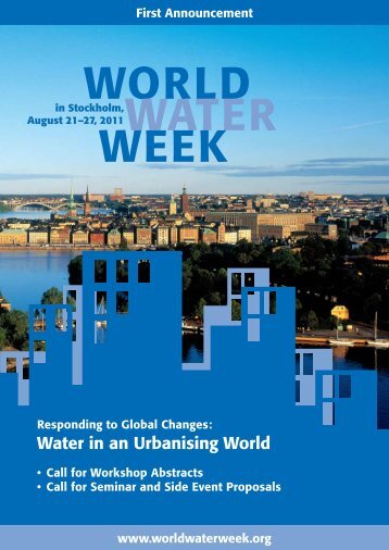 Responding to Global Changes: Water in an Urbanising World.