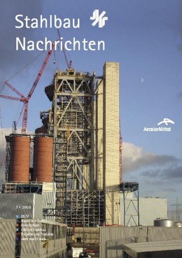 Stahlbau-Nachrichten 01/2009 - Verlagsgruppe Wiederspahn