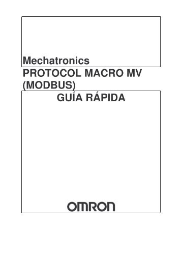 guia rapida de protocolos modbus para variadores 3g3mv