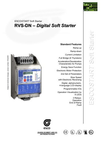 RVS-DN - esco Antriebstechnik