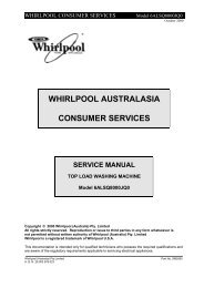 WHIRLPOOL AUSTRALASIA CONSUMER SERVICES