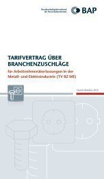 TarifverTraG ÜBer BraNCHeNZUSCHLÄGe - Permacon