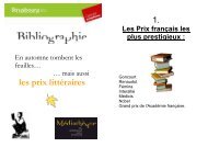 Prix littÃ©raires - MÃ©diathÃ¨ques de la ville et de la communautÃ© ...