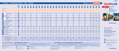 Fahrplan Haller Willem - VVOWL