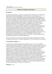 Diagnostic des hÃ©patites auto-immunes Introduction Les ... - Afef
