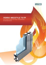 ferro-wicstyle 70 fp - esco | Metallbausysteme - esco ...
