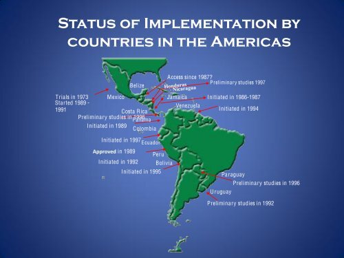 Salt Fluoridation in the Region of the Americas - European ...