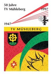 Die Jubiläumsschrift 50 Jahre TV Mühleberg