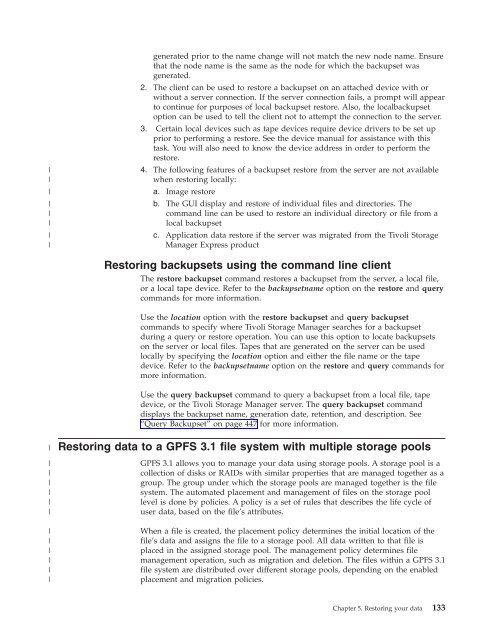 IBM Tivoli Storage Manager for UNIX and Linux: Backup-Archive ...