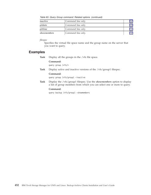 IBM Tivoli Storage Manager for UNIX and Linux: Backup-Archive ...