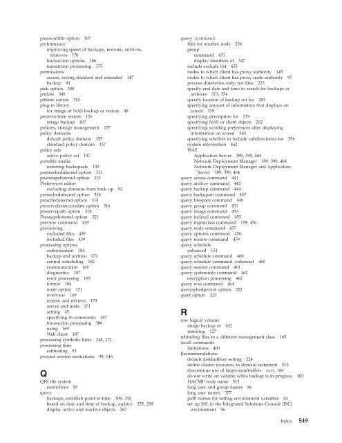 IBM Tivoli Storage Manager for UNIX and Linux: Backup-Archive ...