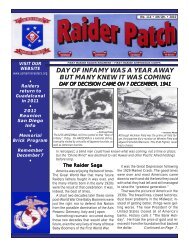 Patch 1-32 - U.S.Marine Raider Association