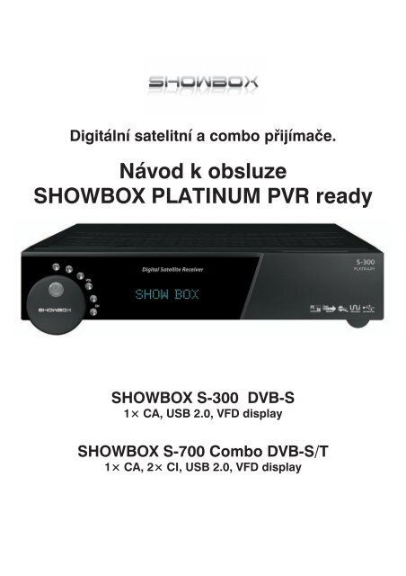 SHOWBOX_PLATINUM_CZ.pdf - TVdigitalne.cz