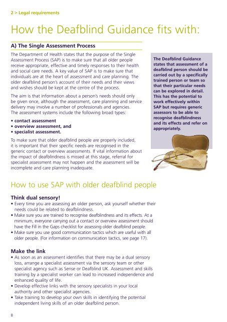 Fill in the Gaps > Too many older people who are deafblind ... - Sense