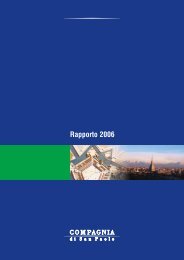 rapporto2006 ita 185 [PDF] - Compagnia di San Paolo