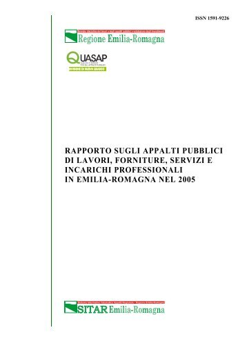 Rapporto 2005 - Territorio - Regione Emilia-Romagna